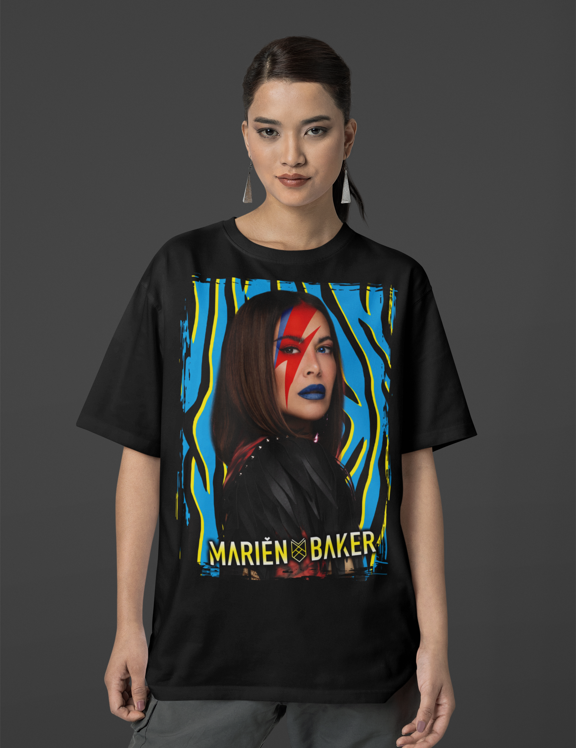 OVERSIZE Marien Baker Mujer - Negra